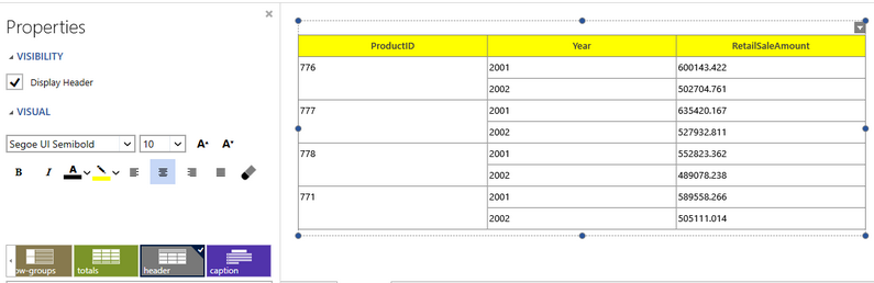 pivot table_properties mod